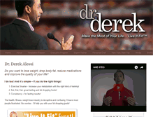 Tablet Screenshot of derekalessi.com